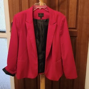 Worthington blazer red, fully lined 2x